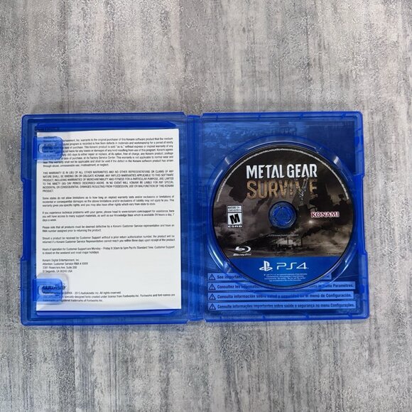 Metal Gear Survive PS4 Video Game Sony PlayStation 4 2018 Konami Tested Works - Picture 3 of 4